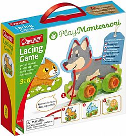 QUERCETTI - Montessori - Ζωάκια με Κορδόνι *Lacing Game*, 0612