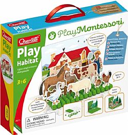 QUERCETTI - Montessori - Φιγούρες Φάρμας *Habitat*, 0621