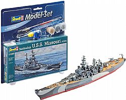 REVELL - Model Set 1/1200 - Skill 2, Battleship USS Missouri, 65128
