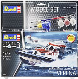 REVELL - Model Set 1/72 - Skill 3, Rescue Boat Verena, 65228