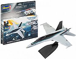 REVELL - Model Set Easy Klick 1/72 - Top Gun F/A-18 Hornet, 64965