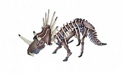 ANELIXI - Ξυλοκατασκευή 4Φ Μικρή Έγχρωμη - Styracosaurus, JC006