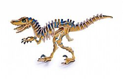 ANELIXI - Ξυλοκατασκευή 4Φ Μικρή Έγχρωμη - Velociraptor, JC004