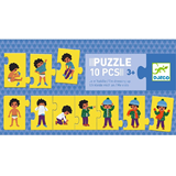DJECO - Παζλ 10pcs *Dressing Up*, 08188