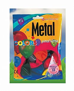 LION BALLOONS - Μπαλόνια Colors Metal R73/10pcs, 165073