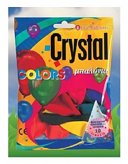LION BALLOONS - Μπαλόνια Colors Crystal R100/32cm/10pcs, 167100