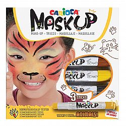 CARIOCA - Βαφές Προσώπου MaskUp 3pcs - Animals, 43048
