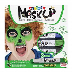 CARIOCA - Βαφές Προσώπου MaskUp 3pcs - Monster, 43051