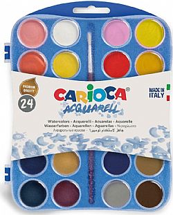 CARIOCA - Νερομπογιές 24χρώματα, 42405