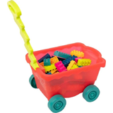 B TOYS - Καροτσάκι με Τουβλάκια 54pcs, 1991z