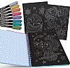 NEBULOUS STARS - Βιβλίο Ζωγραφικής Pitch Black *Coloring Book Isidora*, 11136
