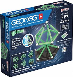 GEOMAG - GLOW - Μαγνήτες Κατασκευών 42τεμ, 329