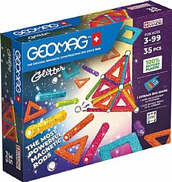 GEOMAG - GLITTER - Μαγνήτες Κατασκευών 35τεμ, 535