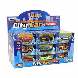 LUNA - Αυτοκίνητο Metal 1/64 Pullback *City Car*, 621491