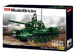 SLUBAN - ARMY - T34-85 Tank 497pcs, b0982