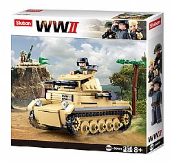 SLUBAN - WW2 - Small German Tank 356pcs, b0691