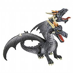 BULLYLAND - FANTASY - Dragon Black Two Heads, 75597