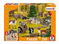 SCHMIDT - Παζλ 150τεμ με Φιγούρα Schleich *Wild Life*, 56406
