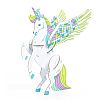 DJECO - Χαρτονοκατασκευές Ζωγραφικής 18pcs *Fairy World*, 08008