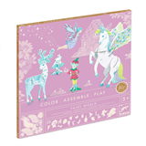 DJECO - Χαρτονοκατασκευές Ζωγραφικής 18pcs *Fairy World*, 08008