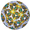 SVOORA - Καλειδοσκόπιο Νερού 10cm με Κορδόνι *Multicolor*, 23049