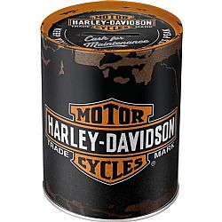 NOLSTAGIC - Κουμπαράς-Μολυβοθήκη Μεταλλικός *Harley Davidson Genuine Logo*, 31001