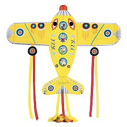 DJECO - Χαρταετός Κομπλέ Polyester/Fiberglass 122cm *Maxi Plane*, 02161