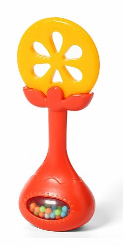 BABYONO - Μασητική Κουδουνίστρα *Juicy Orange*, 499/01