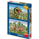 DINO - Παζλ  2x48τεμ *Dinosaurs*, 38167