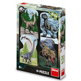 DINO - Παζλ  4x54τεμ *Dinosaurs*, 33329