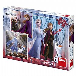 DINO - Παζλ  3x55τεμ *Frozen*, 33533