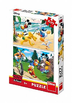 DINO - Παζλ  2x77τεμ *Mickey*, 38612