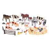 B TOYS - Συλλογή Ζώα της Φάρμας με Περίφραξη 60pcs, 2802z