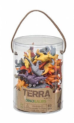 B TOYS - Συλλογή Δεινόσαυροι 60pcs, 6003z