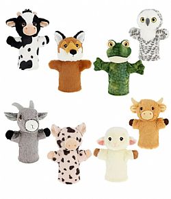 KEEL - Γαντόκουκλα Λούτρινο Ζωάκι Φάρμας 27cm, 3077