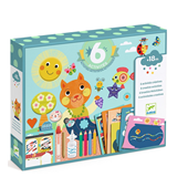 DJECO - Σετ 6 Καλλιτεχνικών Δραστηριοτήτων *The Cat and his Friends*, 09292