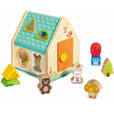 HAPE - Σπιτάκι Ξύλινο *Critter House Shape Sorter*, e0515
