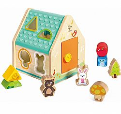 HAPE - Σπιτάκι Ξύλινο *Critter House Shape Sorter*, e0515