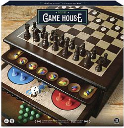AMBASSADOR - Συλλογή 10 Ξύλινων Παιχνιδιών *Deluxe Game House*, gf033
