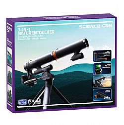 SCIENCE CAN - Τηλεσκόπιο - Κυάλια 3σε1, 160105