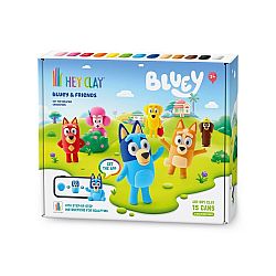 DESYLLAS - Πηλός HEY CLAY 15cans - Bluey, 15031