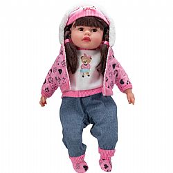 GNR - Κούκλα Βινυλίου 46cm, 4φράσεις Ελληνικά, G43