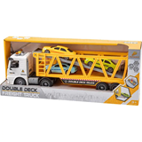 GNR - Φορτηγό με 3 Αυτοκίνητα 45cm Friction Ηχο/Φως, 90507