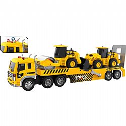 GNR - Τράκτορας Μπουλντόζα Οδοστρωτήρας Friction 49cm Ηχο/Φως, 904962