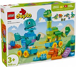 LEGO - DUPLO - 3in1 Dinosaurs on Wheels, 10451